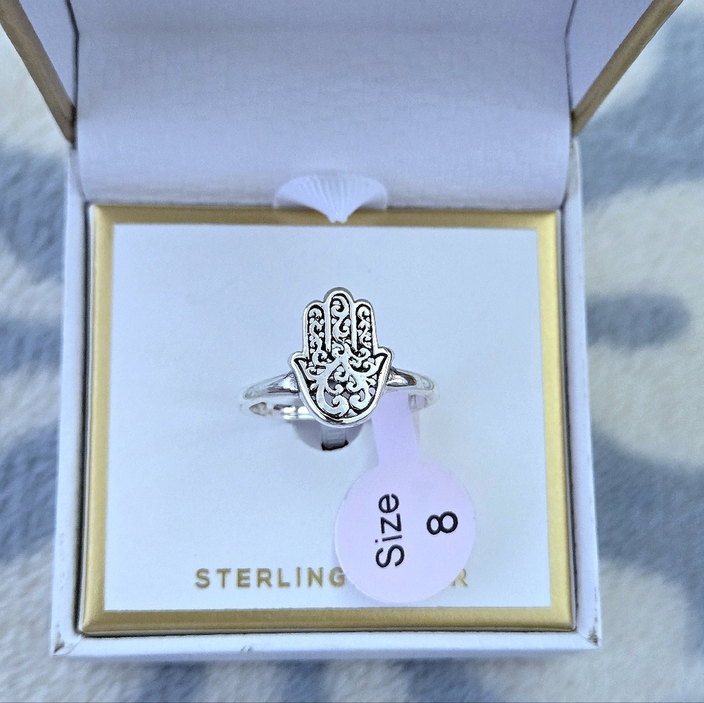 Annika Witt Sterling Silver🤍 Hamsa✋️ Ring💍 - NIB